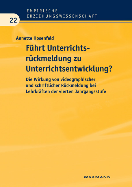 Führt Unterrichtsrückmeldung zu Unterrichtsentwicklung?