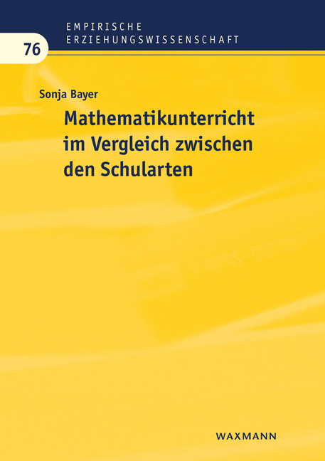 Mathematikunterricht im Vergleich zwischen den Schularten