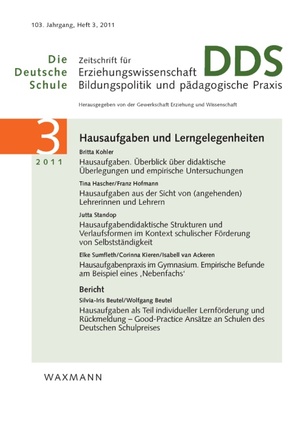 Hausaufgaben aus der Sicht von (angehenden) Lehrerinnen und Lehrern