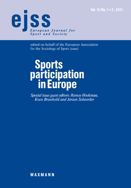 International Comparisons of Sports participation in European Countries: an Update of the COMPASS Project