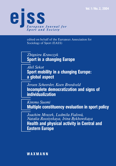 9th Annual Congress of the European College of Sport Science (ECSS). Clermont-Ferrand, France, July 3-6, 2004