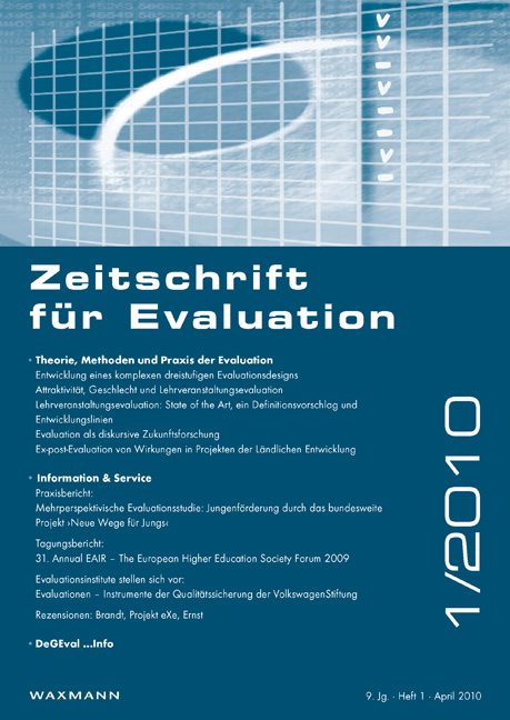 Aktuelles aus dem Arbeitskreis „Aus- und Weiterbildung in der Evaluation“