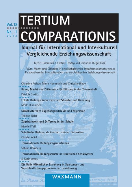 Transnationale Bildungsräume im staatlichen Schulsystem