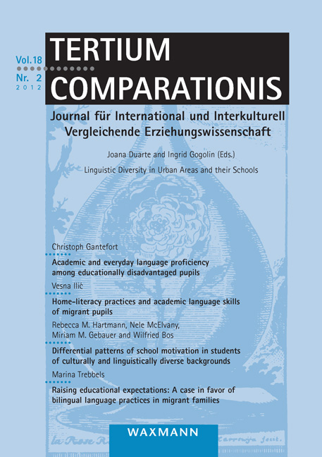 Introduction to the special issue on ‘Linguistic Diversity in Urban Areas and their Schools’