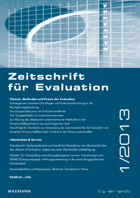 Zeitschrift für Evaluation