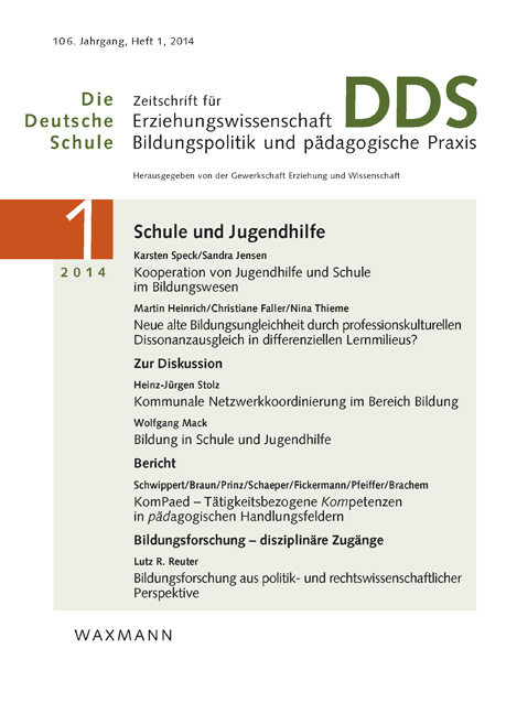 Editorial zum Schwerpunktthema: Schule und Jugendhilfe