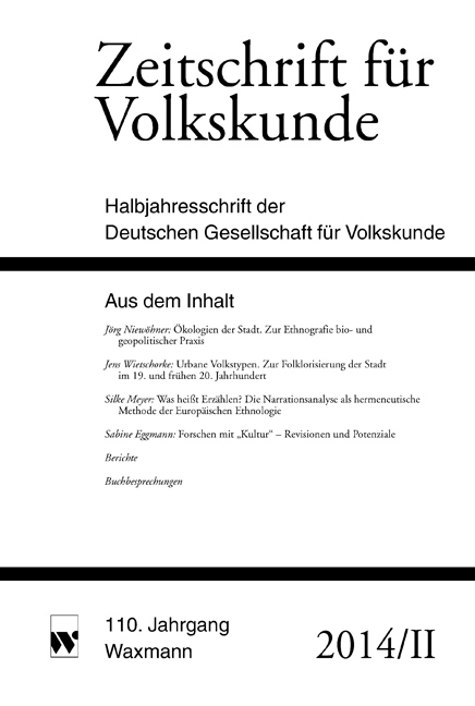 Zeitschrift für Volkskunde