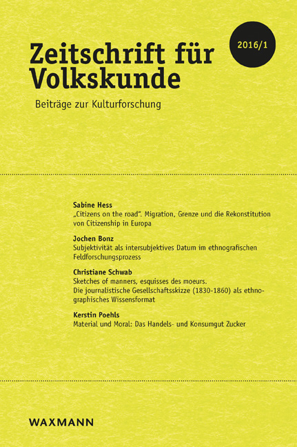 Zeitschrift für Volkskunde