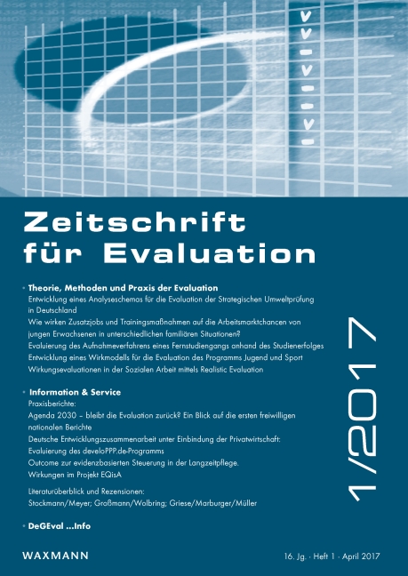Entwicklung eines Wirkmodells für die Evaluation des Programms Jugend und Sport