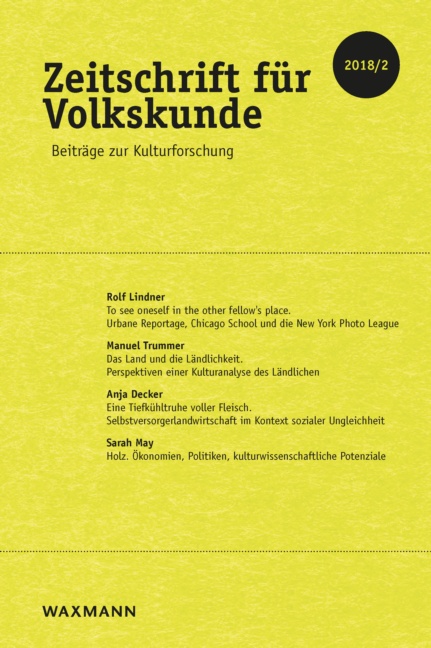 Zeitschrift für Volkskunde