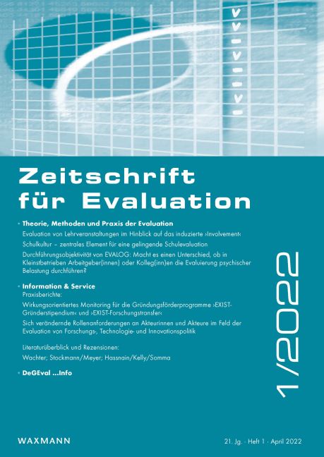 Nachwuchspreis der DeGEval 2021