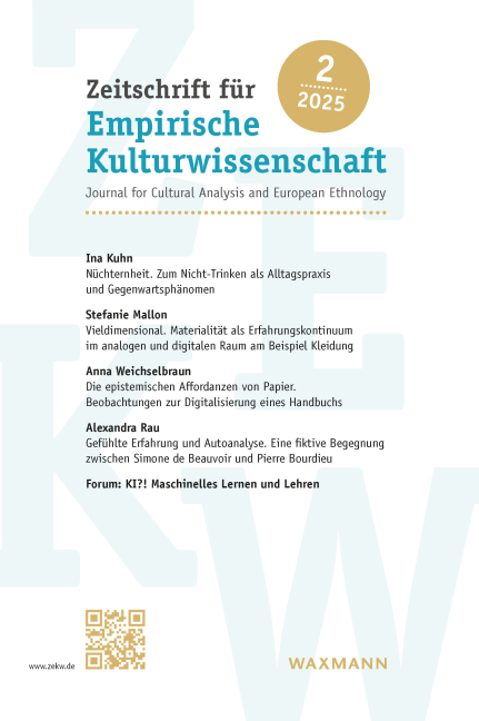 Zeitschrift für Empirische Kulturwissenschaft